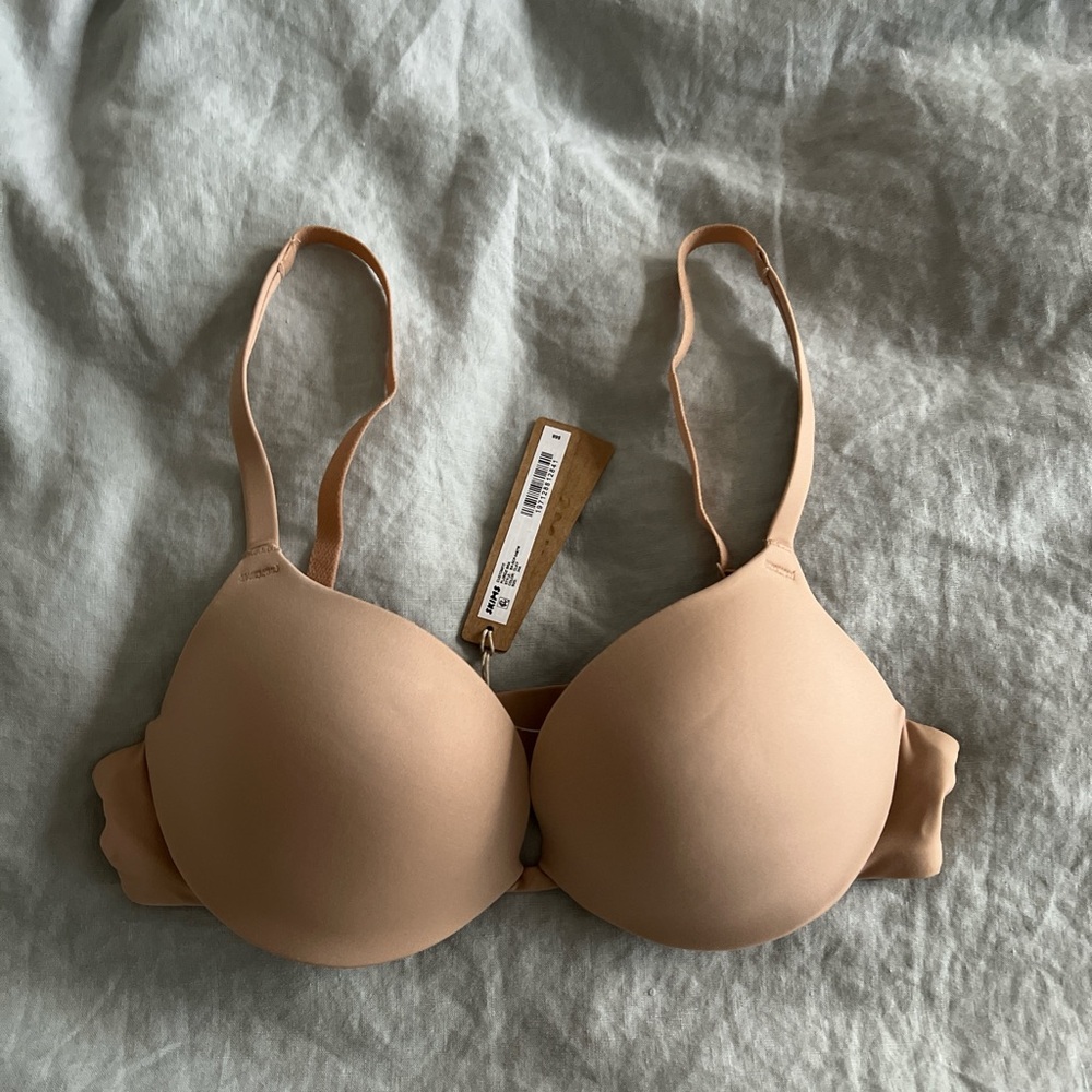 Skims Customfit Push-Up Bra (Clay)